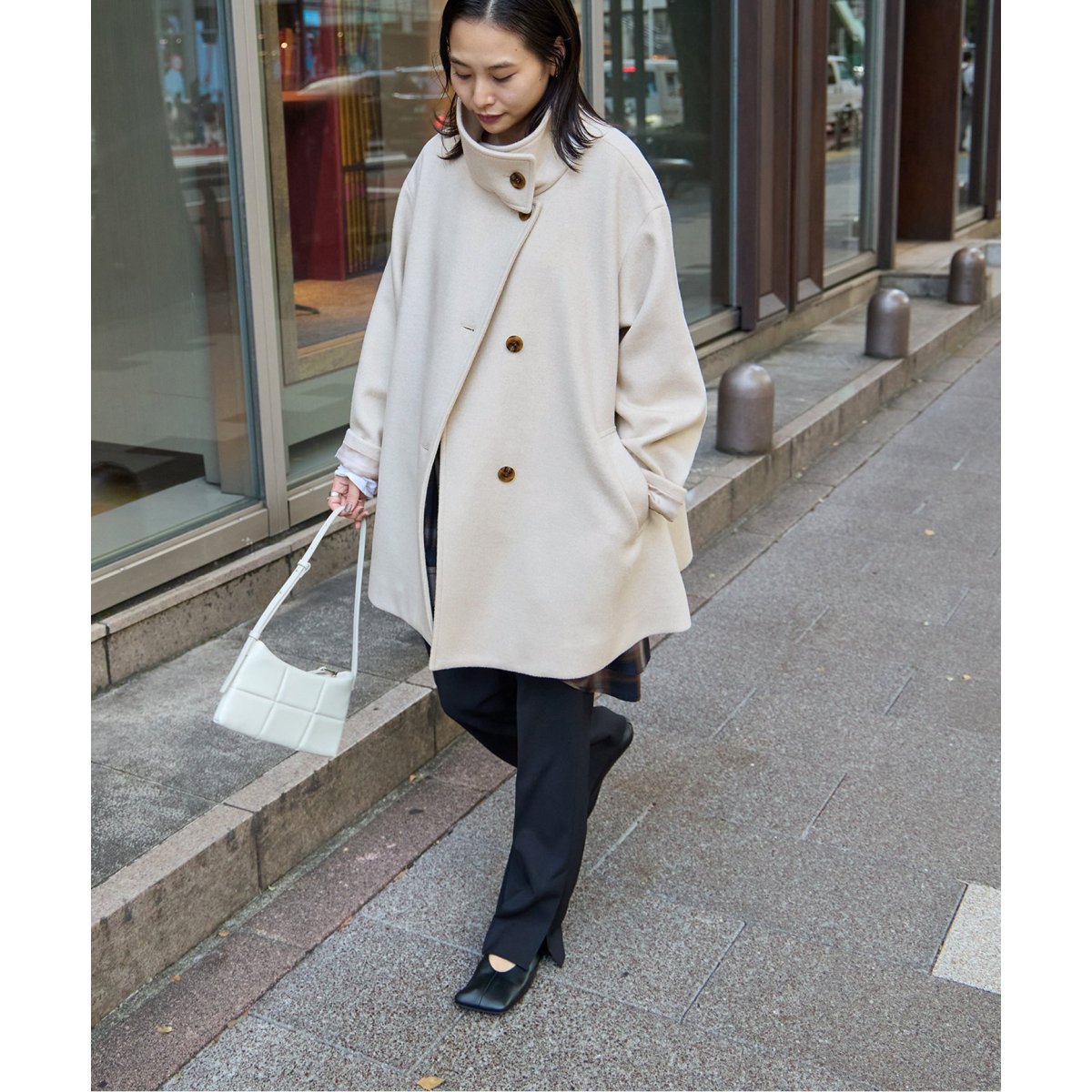 スーパー140ハイネックテントコート JOURNAL STANDARD スーパー140ハイネックテントコート | ジャーナルスタンダード(JOURNAL