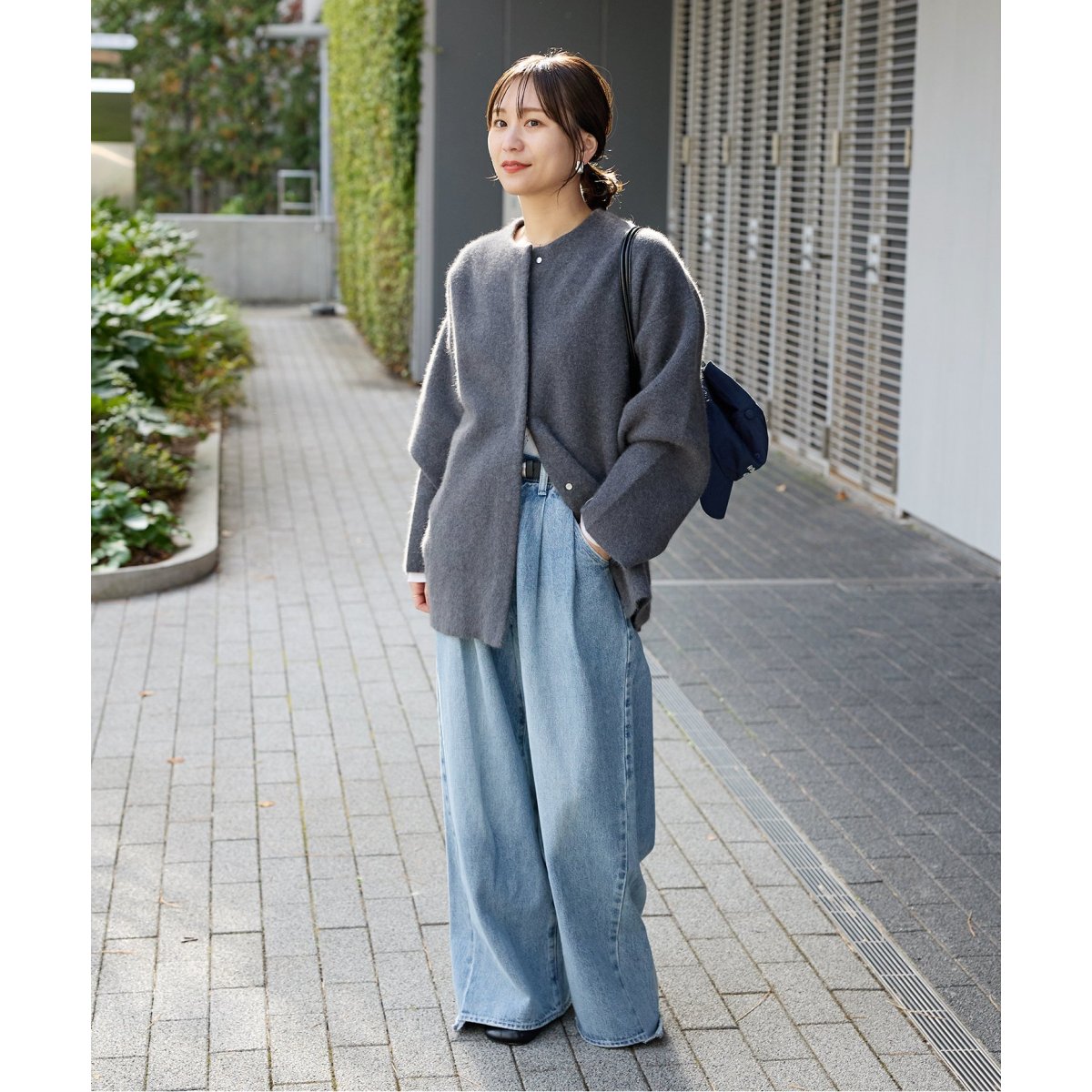 追加》ダブルフェイスコクーンカーディガン | ジャーナルスタンダード