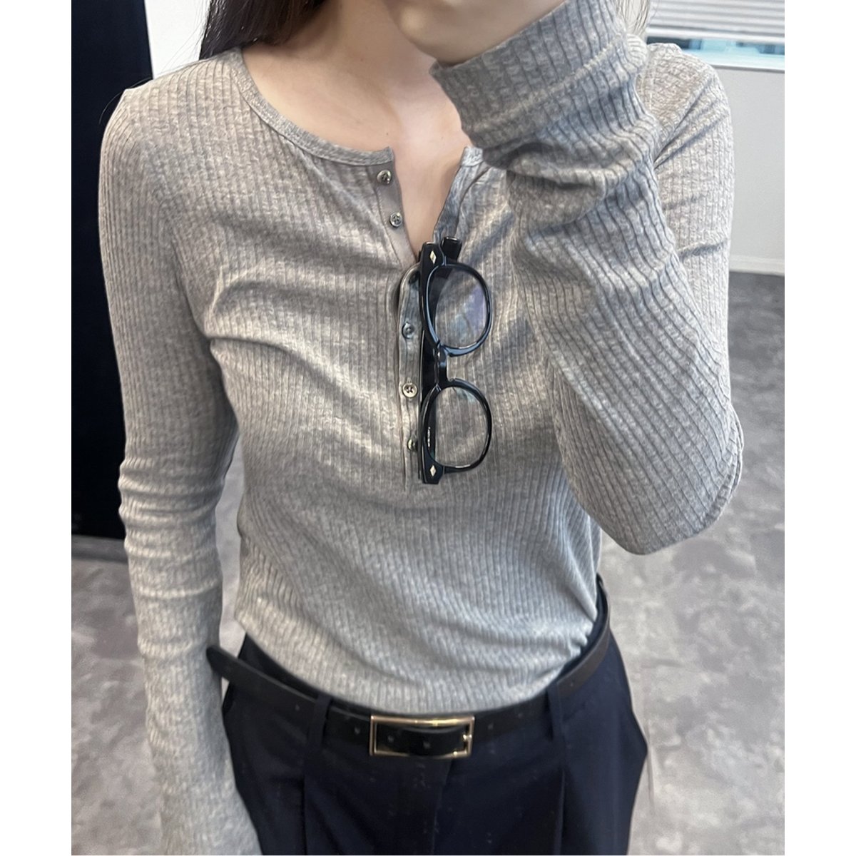 JOURNAL STANDARD ジャーナルスタンダード 24AW シアーテレコヘンリーネックプルオーバー  ブラウン F IT4XH46PQOD8 JOURNAL STANDARD ジャーナルスタンダード 24AW シアーテレコ