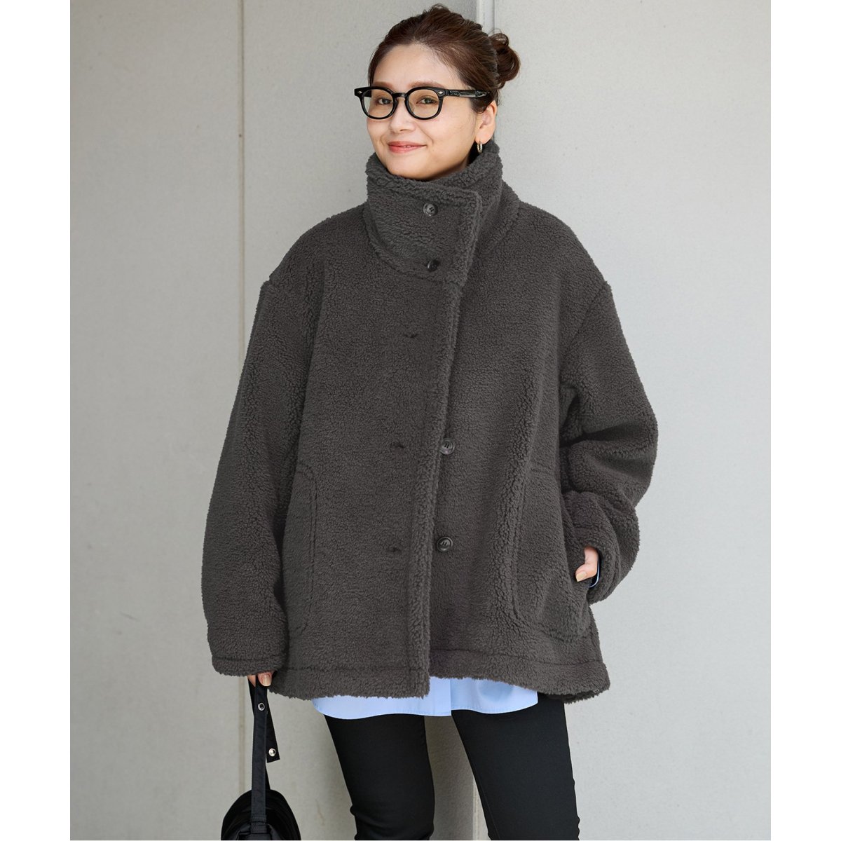 JOURNAL STANDARD エコファーショートブルゾン エコファーショートブルゾン（その他ブルゾン／アウター