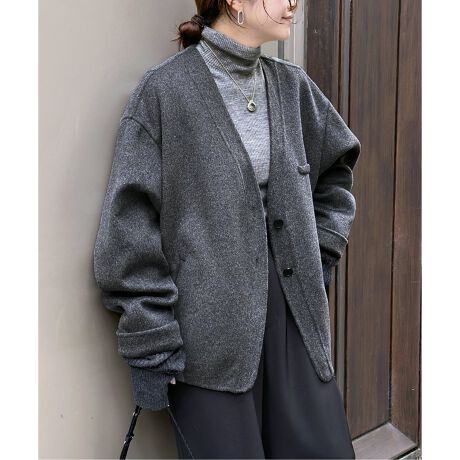 23区完売ウールリバー ショート ブルゾン30（ファインリバーショート  