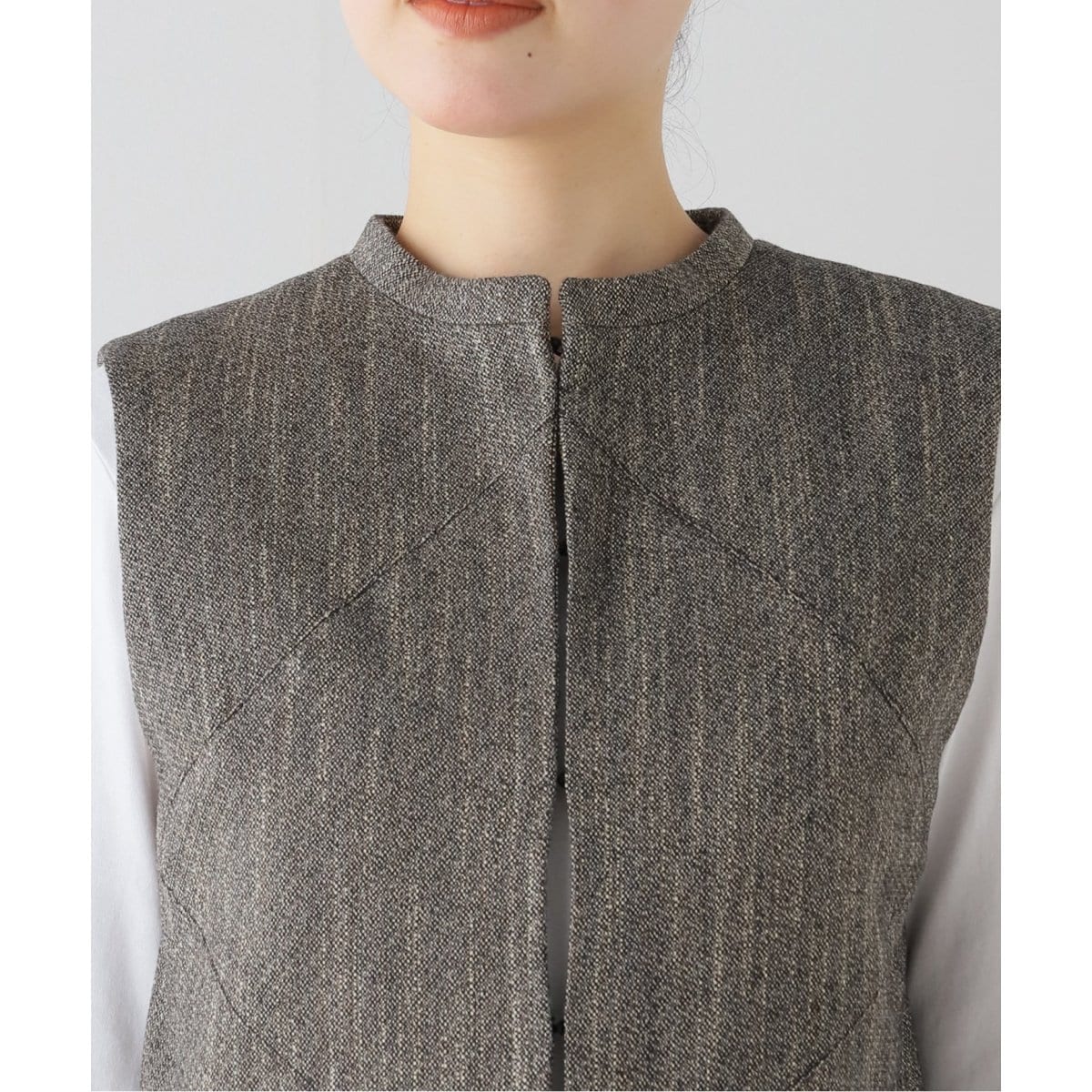 マーモット WOOL PANELED CROP VEST マーモット WOOL PANELED CROP VEST マーモット WOOL PANELED CROP