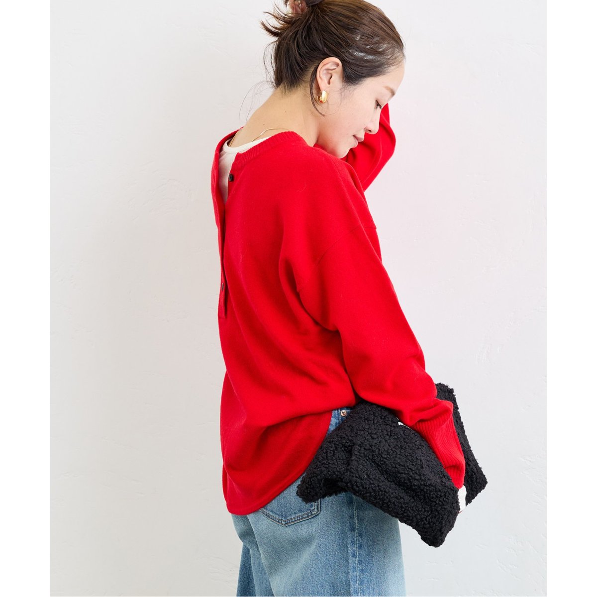 JOURNAL STANDARD ウールカシミヤ2WAYヘンリー ビスチェ ウールカシミヤ2WAYヘンリー | ジャーナルスタンダード(JOURNAL