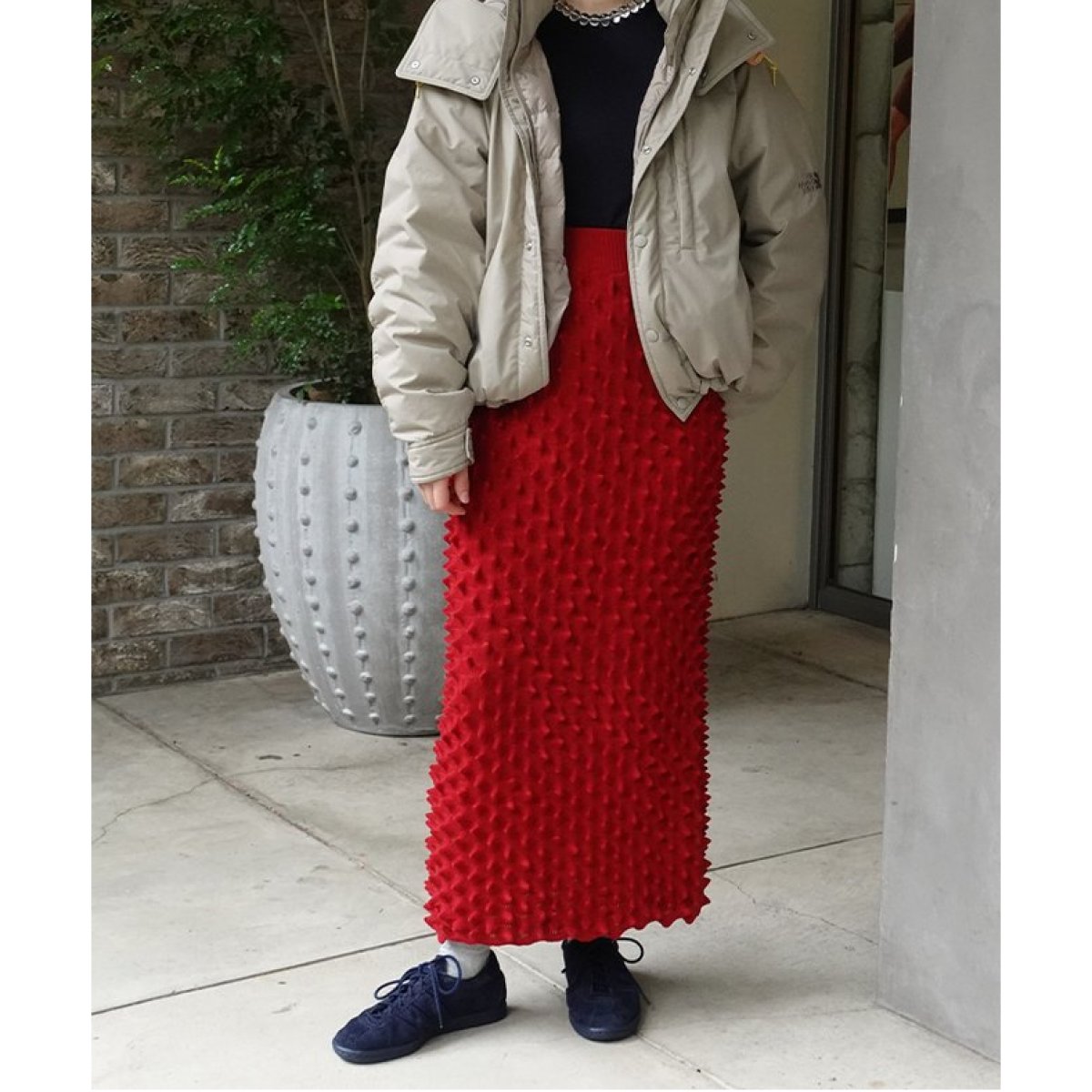 OPEN SESAME CLUB/オープン セサミ クラブ】Durian Long Skirt
