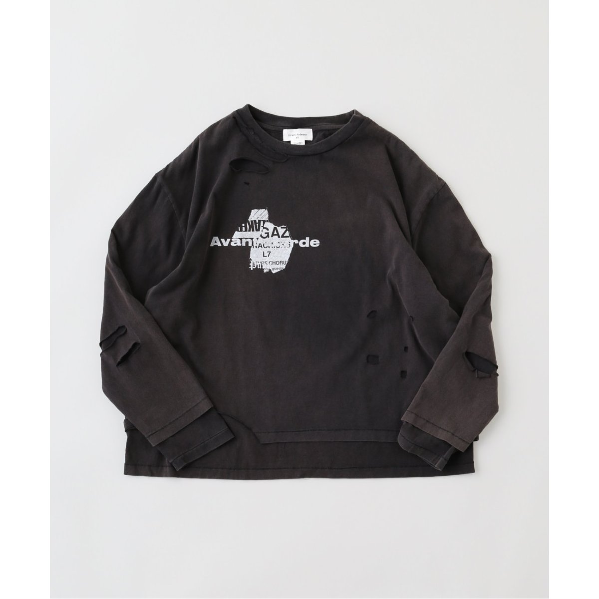 【minami Anderson】DOUBLEFACE-ロンTEE minami Anderson】DOUBLEFACE-ロンTEE