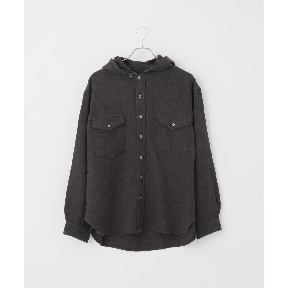 JOURNAL STANDARD シャツ オーバーダイ フーディシャツ メンズ