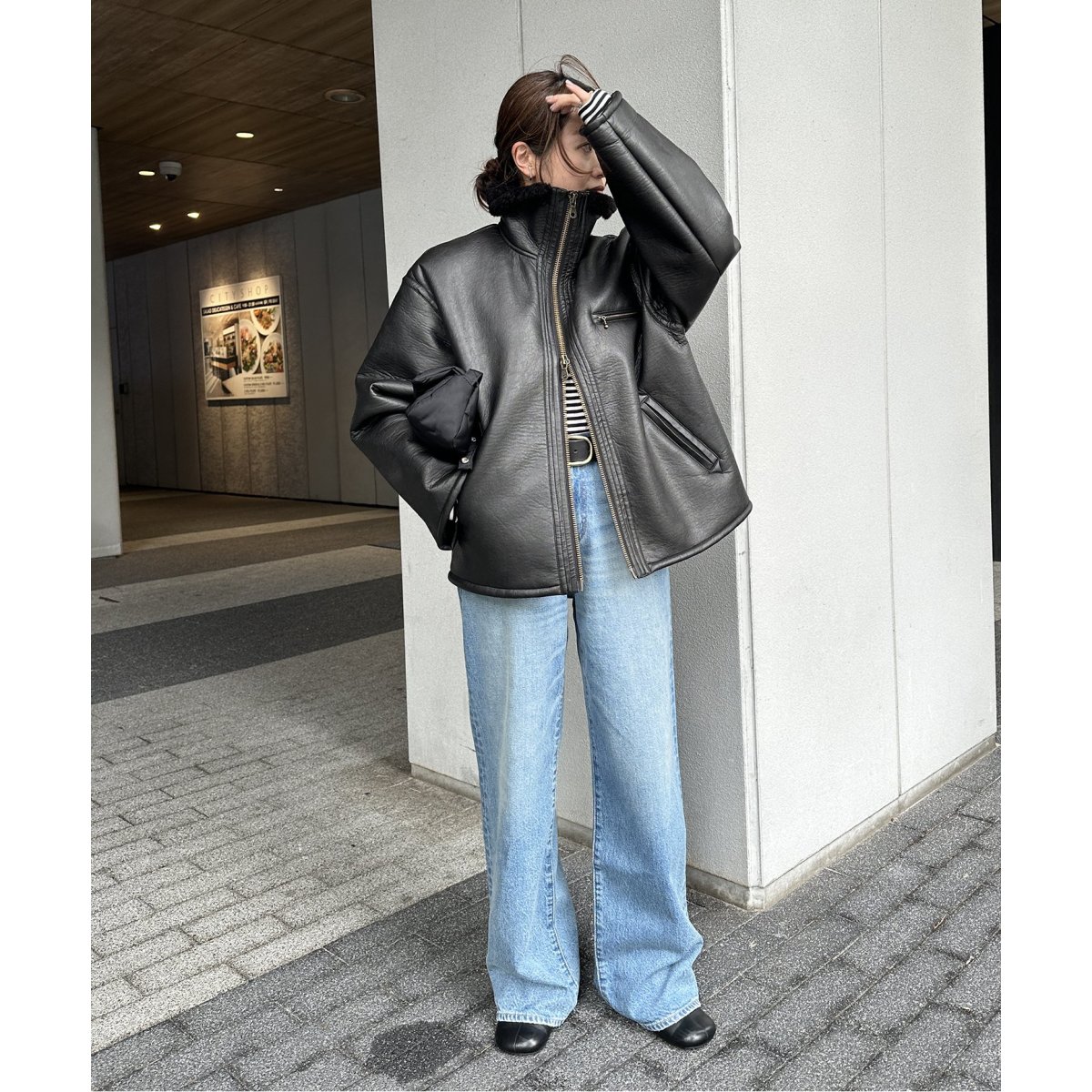 フェイクレザーボアブルゾン | ジャーナルスタンダード(JOURNAL