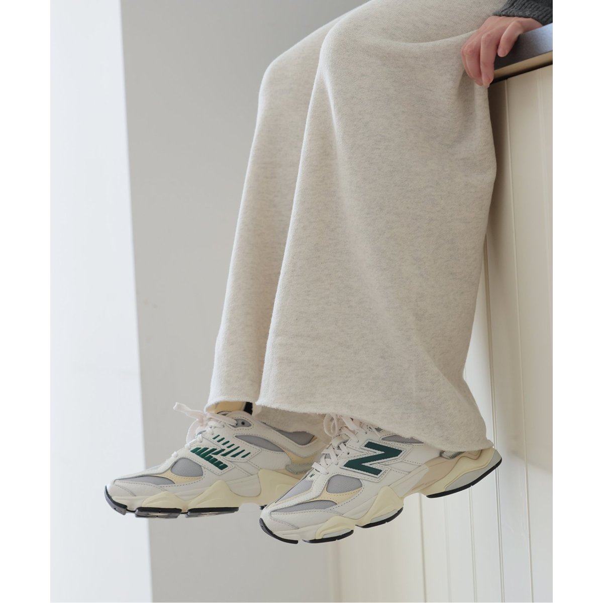 New Balance(ニューバランス) U9060ESE New Balance ニューバランス U9060 ホワイト/グリーン