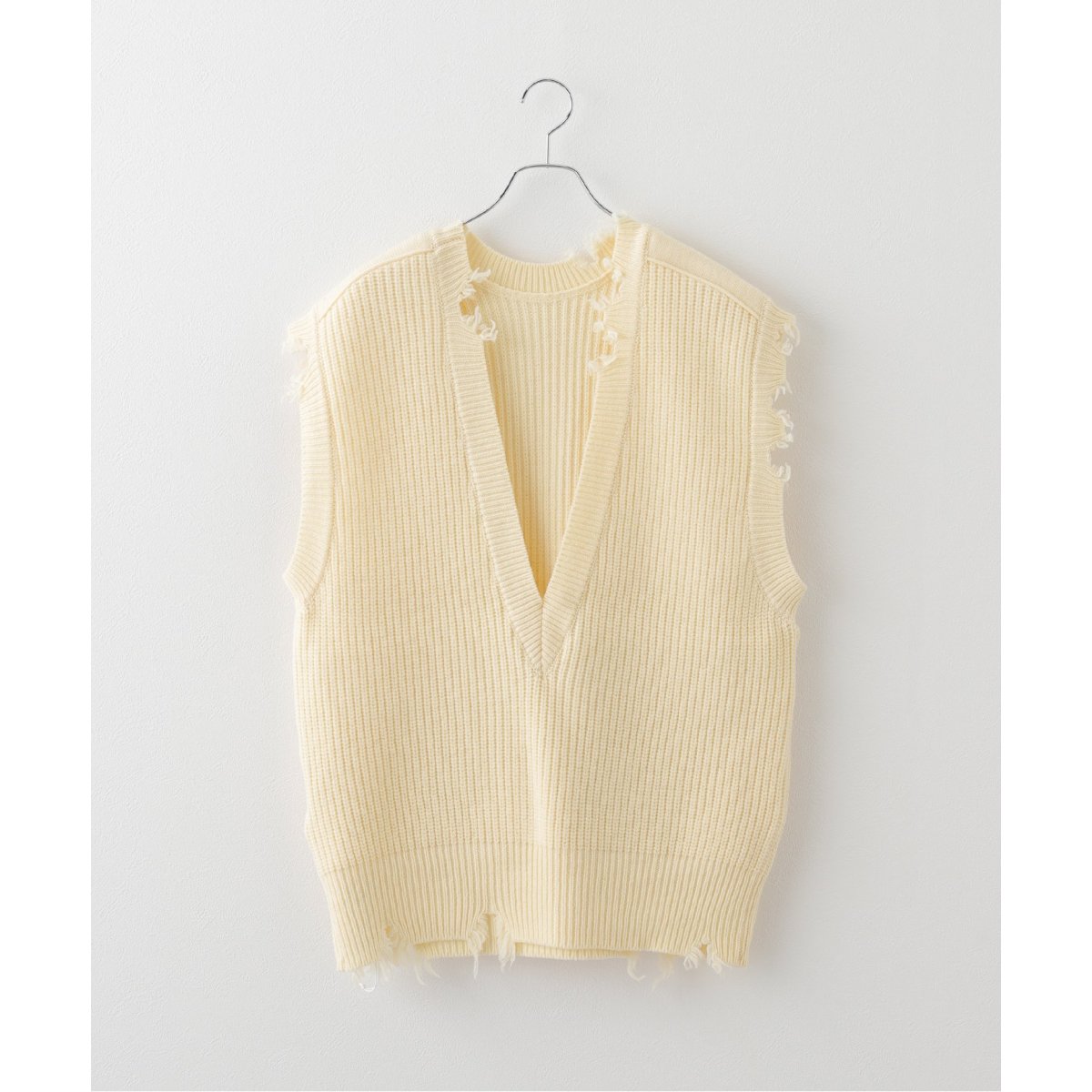 ロドリリオン rhodolirion フリンジベスト リボンヤーン ロドリリオン rhodolirion フリンジベスト リボンヤーン