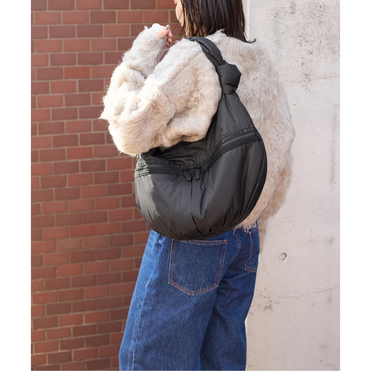 別注【LeSportsac×JOURNAL STANDARD】Ex sheen zip hobo