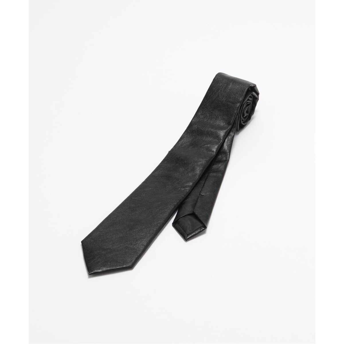 本物ourlegacy ネクタイ OUR LEGACY / アワーレガシー】 TIE Black Leather | ジャーナル