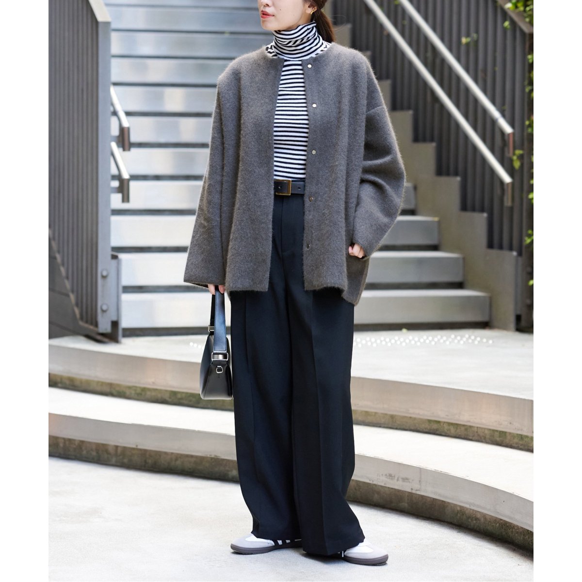 新品未使用 ジャーナルスタンダード ダブルフェイスコクーンカーディガン 追加2》ダブルフェイスコクーンカーディガン | ジャーナル