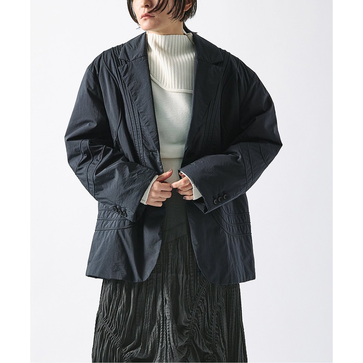 KIARIS vintage ラインパッファージャケット