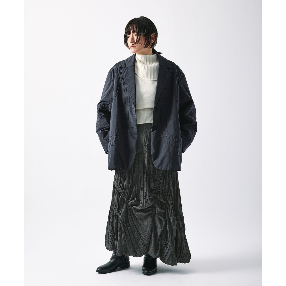 KIARIS vintage＆closet×JS】ラインパッファージャケット