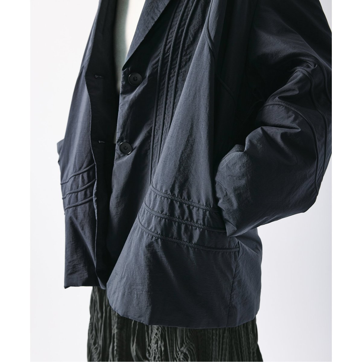 KIARIS vintage＆closet×JS】ラインパッファージャケット