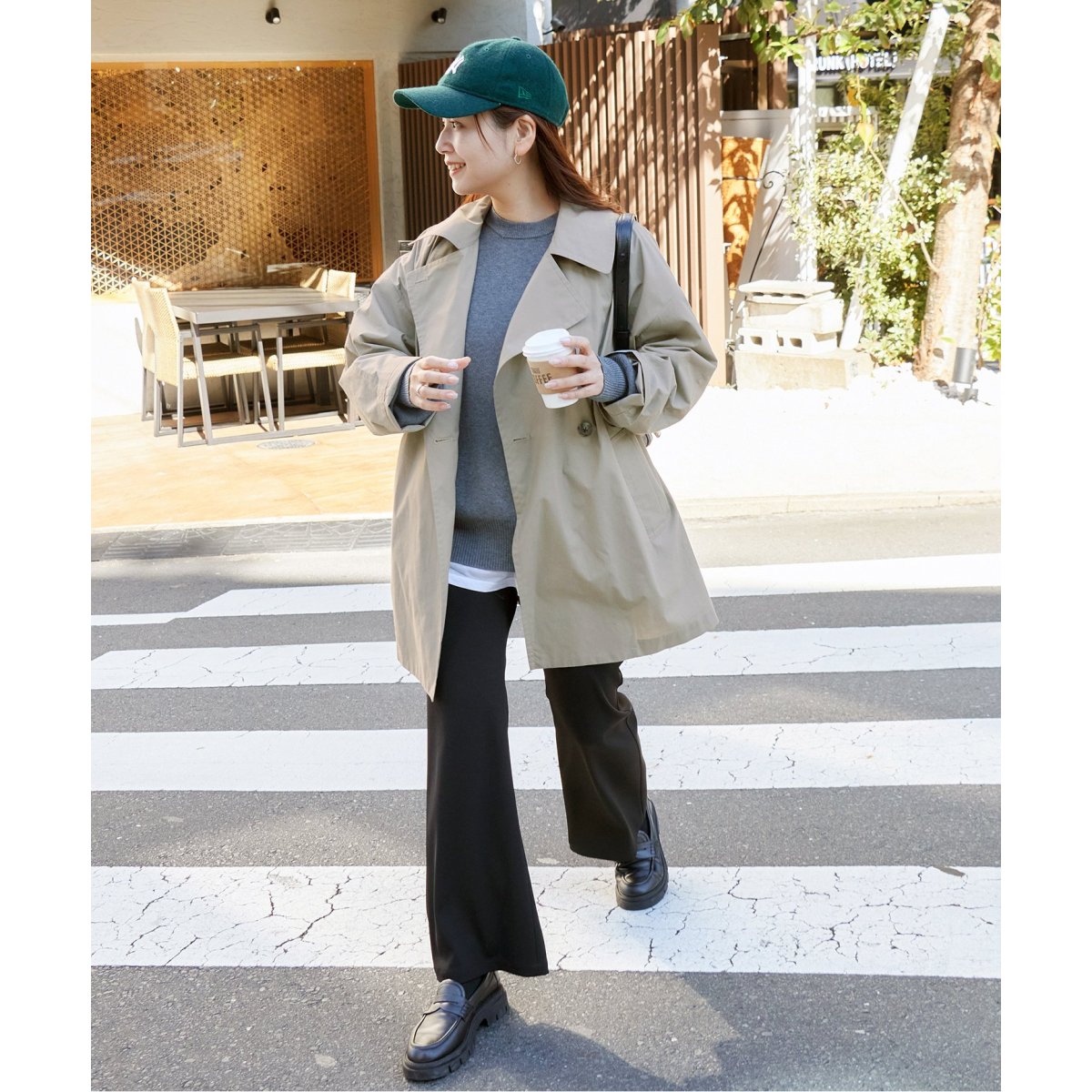 JOURNAL STANDARD ドライクロスミドルバルカラーコート ドライクロスミドルバルカラーコート（ステンカラーコート