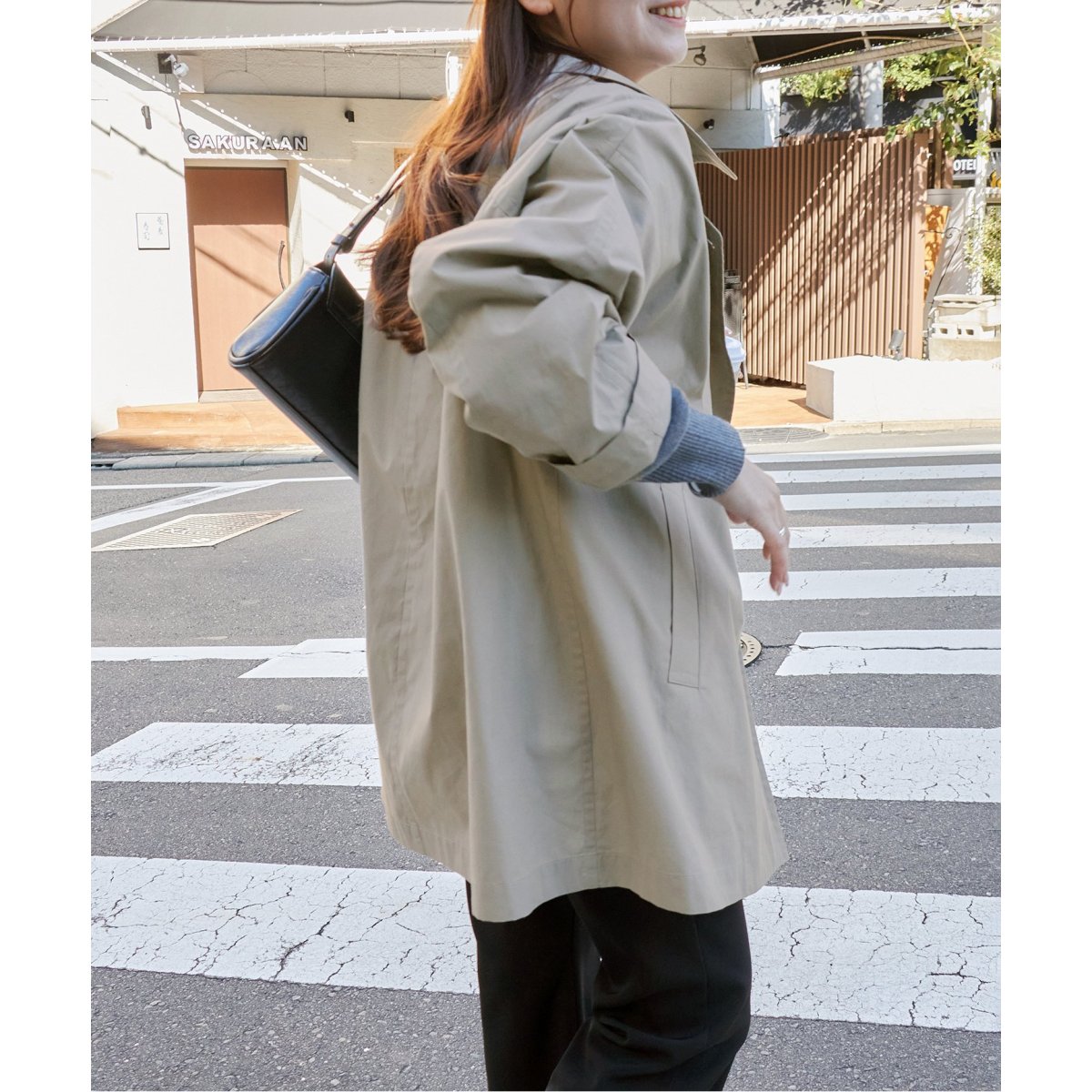 JOURNAL STANDARD ドライクロスミドルバルカラーコート ドライクロスミドルバルカラーコート（ステンカラーコート