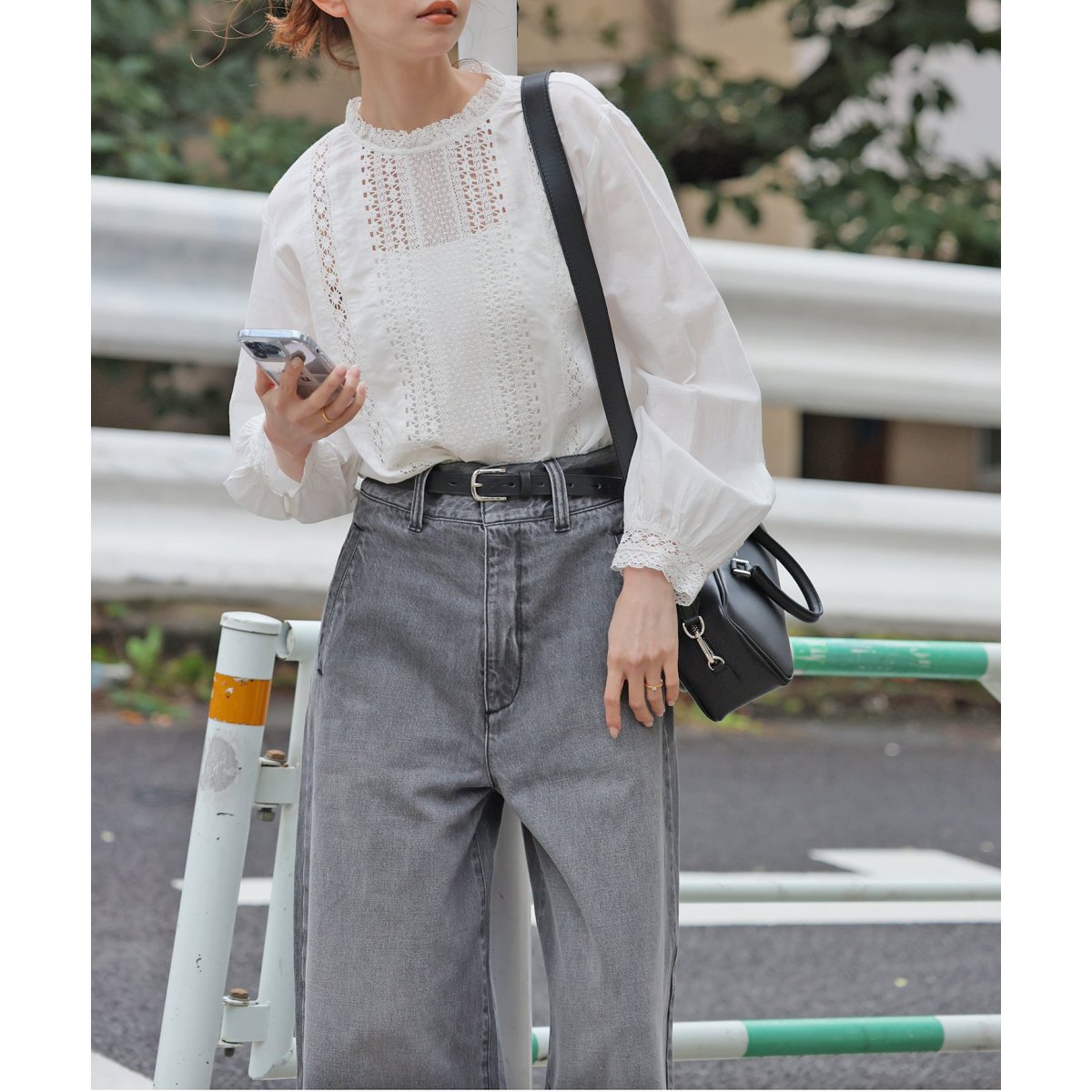 【JOURNAL STANDARD】レイヤードライクハーフスリーブシャツ 追加2》レイヤードライクハーフスリーブシャツ（シャツ/ブラウス