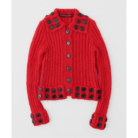 CHOPOVA LOWENA/チョポヴァ・ロウェナ】 Red Starboard Cardigan 