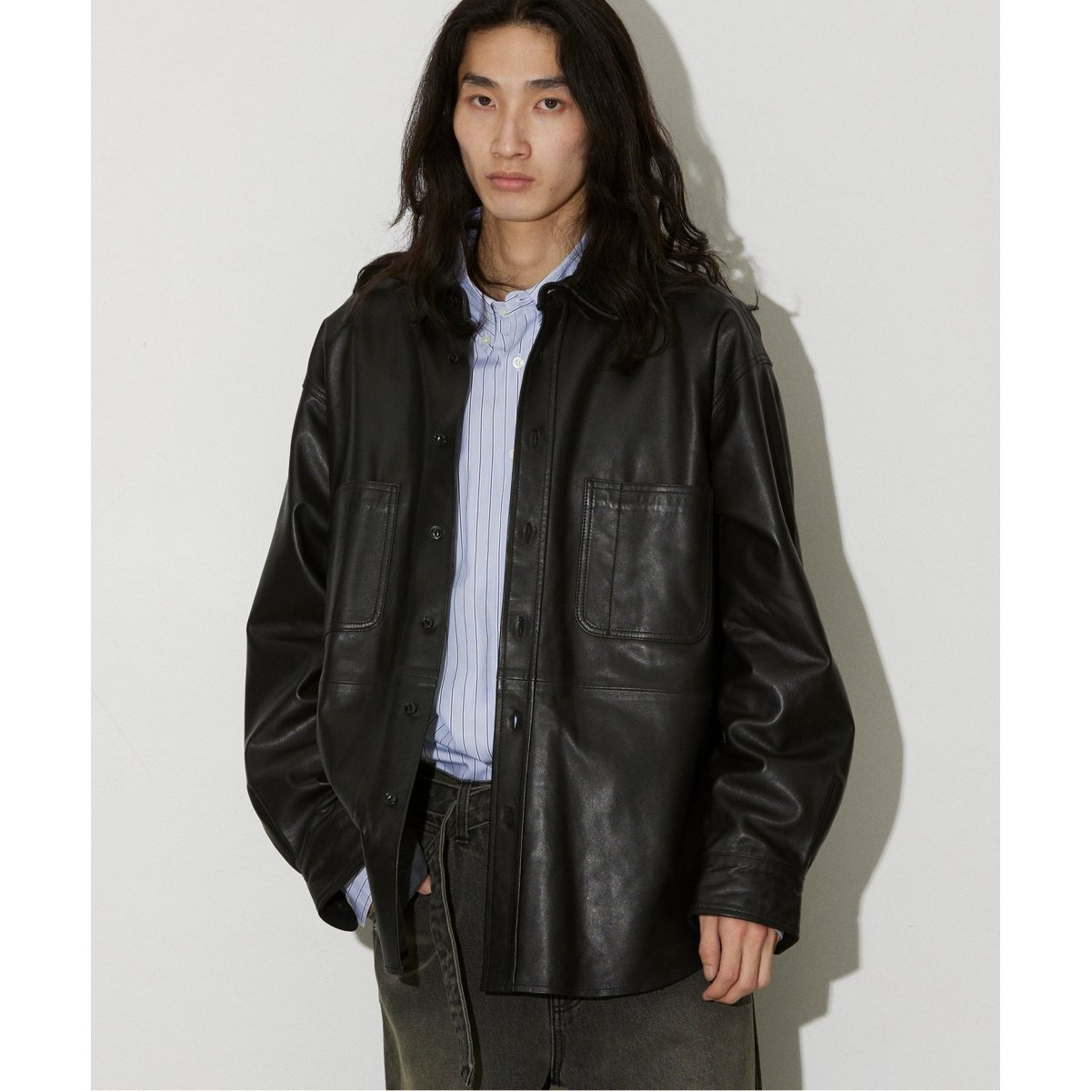 JOURNAL STANDARD ラムレザー ワークシャツ ラムレザー ワークシャツ | ジャーナルスタンダード(JOURNAL