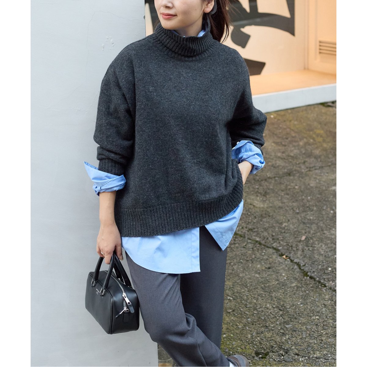 ウールベイビーミンクタートルプルオーバー | ジャーナルスタンダード