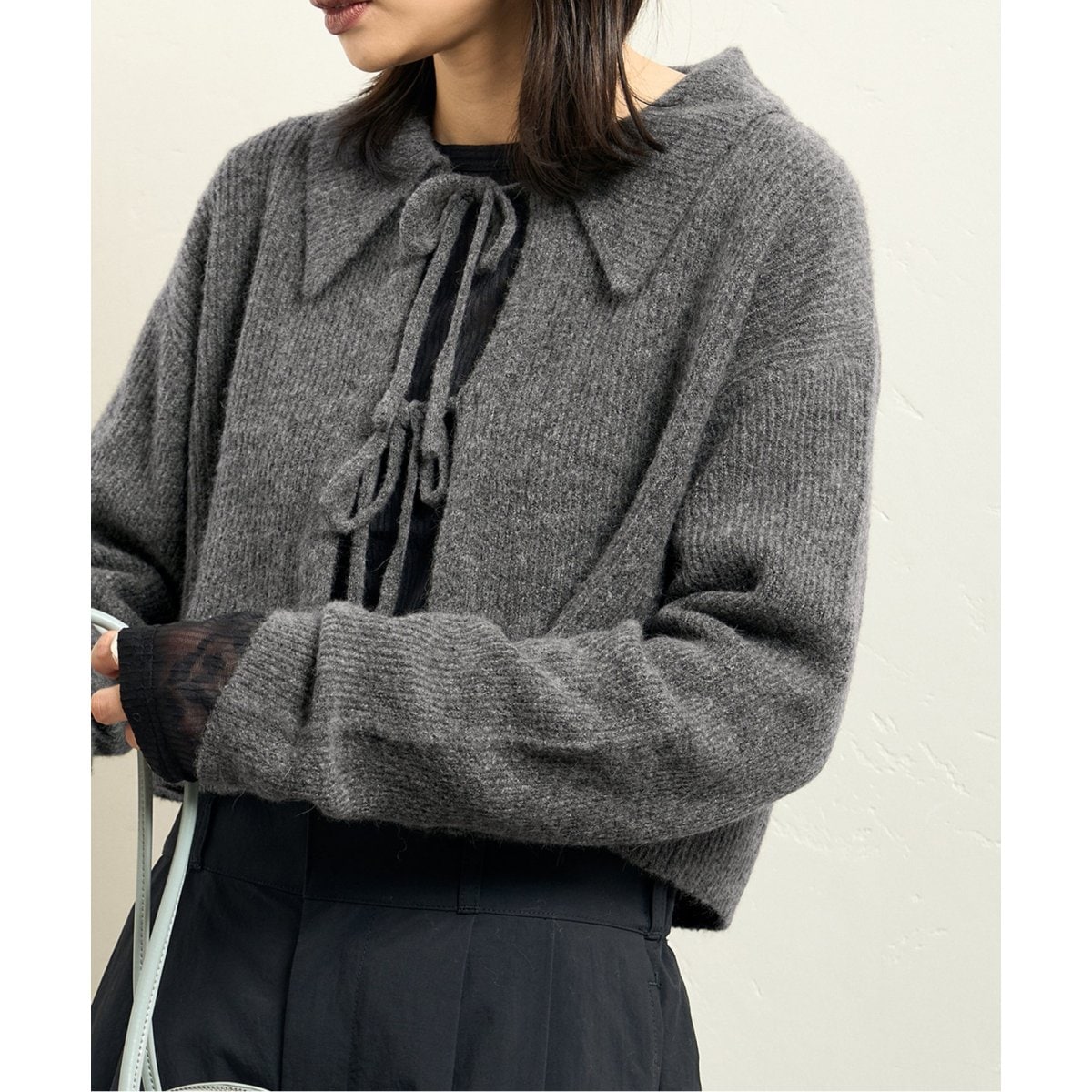 ウールミックスクロップドカーディガン | ジャーナルスタンダード