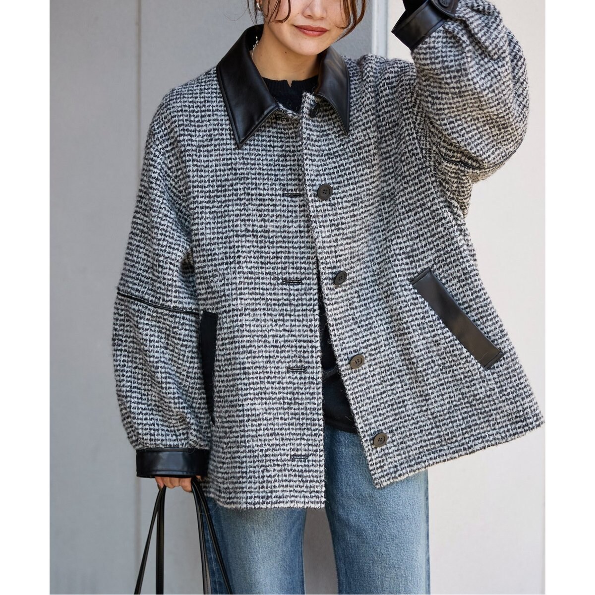 GIOLICA GRANPASチェックブルゾン | ジャーナルスタンダード(JOURNAL