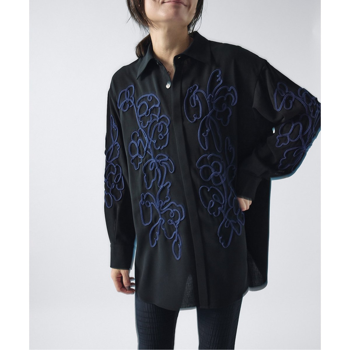 TOLIGHT×JOURNALSTANDARD】コード刺繍シャツ | ジャーナルスタンダード