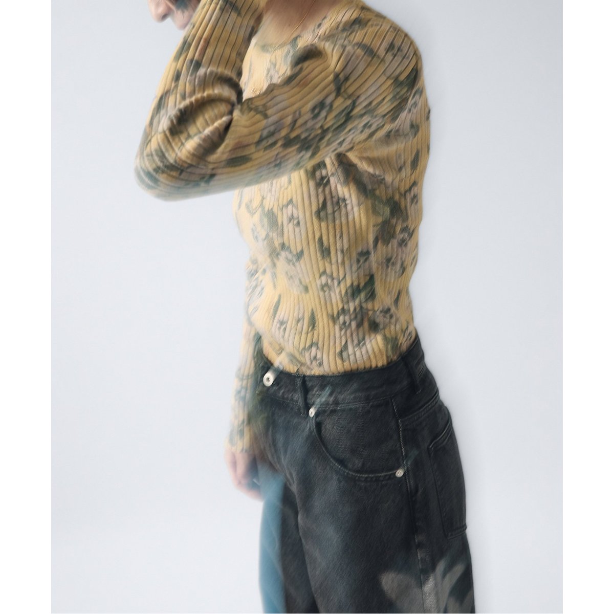 TOLIGHT×JOURNALSTANDARD】 フラワーリブニット | ジャーナル