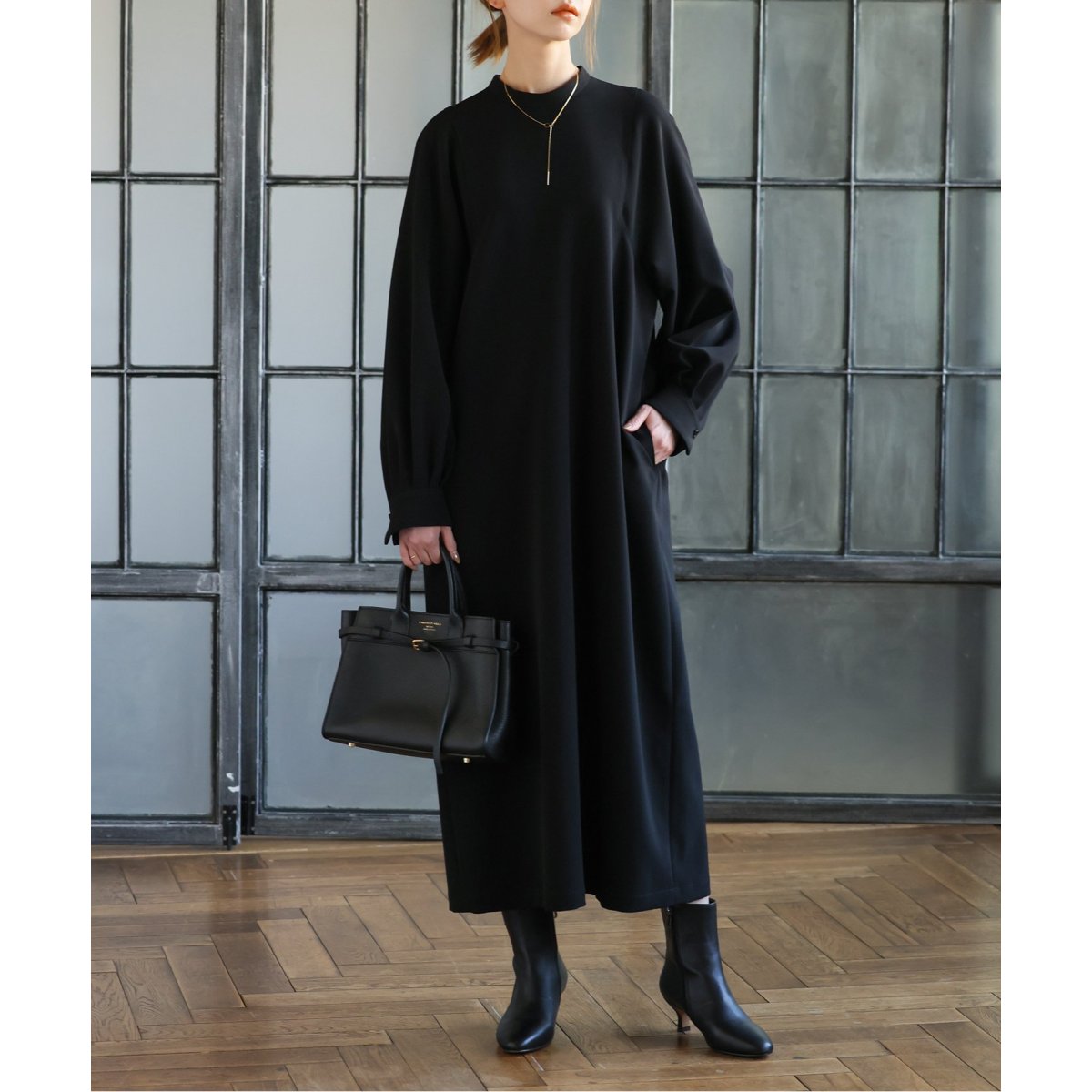 WEB限定追加》ダブルクロスロングワンピース | ジャーナルスタンダード