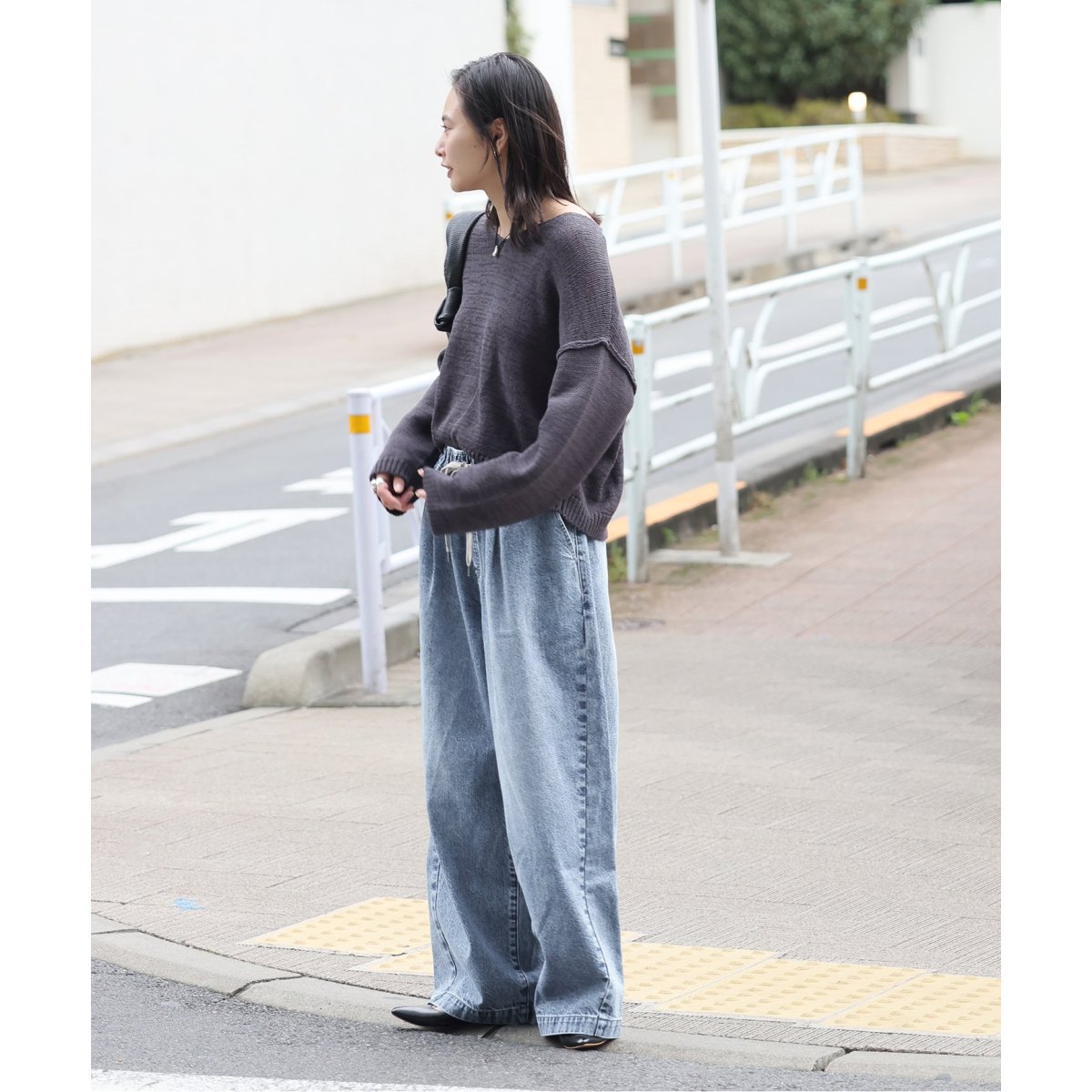 WEB限定追加5》イージーデニムワイドパンツ | ジャーナル