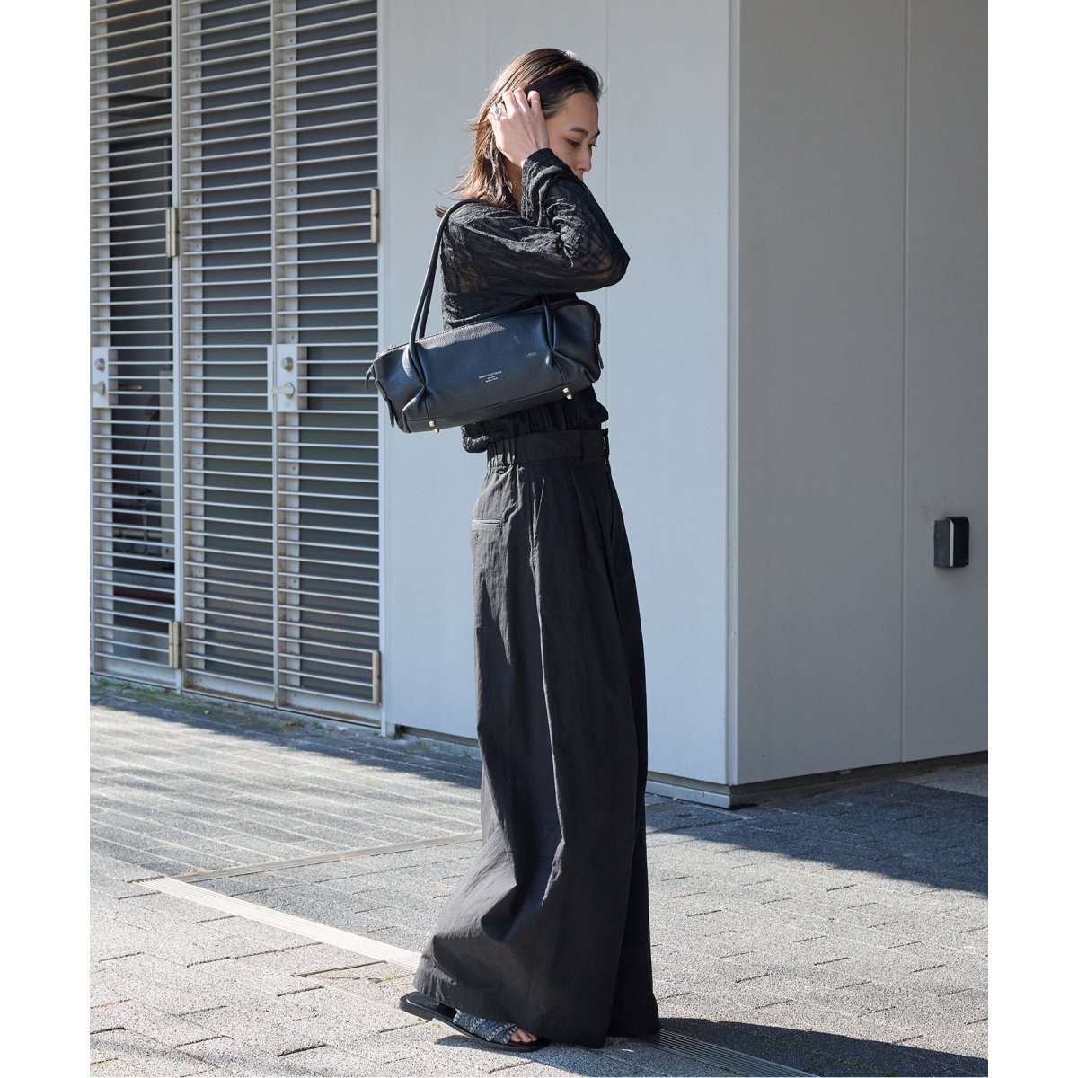 コットンナイロンスーパーワイドコクーンパンツ | ジャーナル