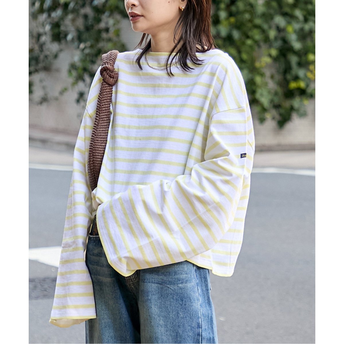 【web完売品】アダムエロペ バウンスカフスプルオーバー 接触冷感 接触冷感】・【UVカット】バウンスカフスプルオーバー