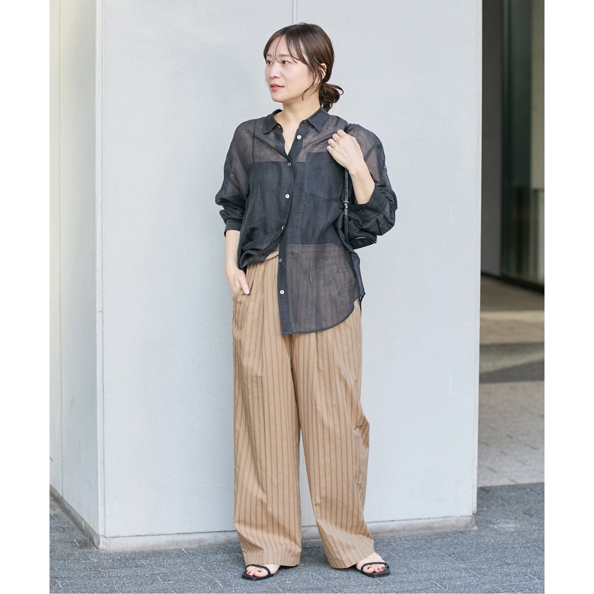 今季完売　JOURNAL STANDARD ストライプクロスラフパンツ ストライプクロスラフパンツ（その他パンツ）｜JOURNAL STANDARD