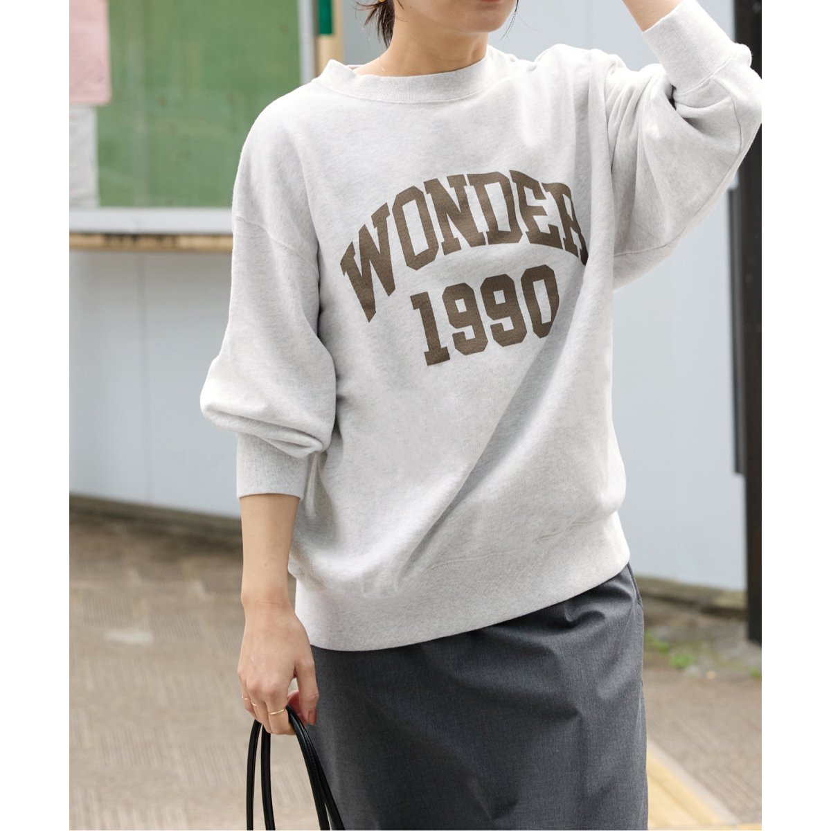NOLLEY'S(ノーリーズ)の《セットアップ対応》裏毛ハーフジップ
