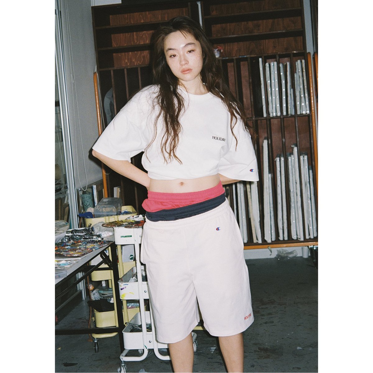 holiday champion journal standardハーフパンツ CHAMPION×JOURNAL STANDARD by HOLIDAY】ハーフパンツ