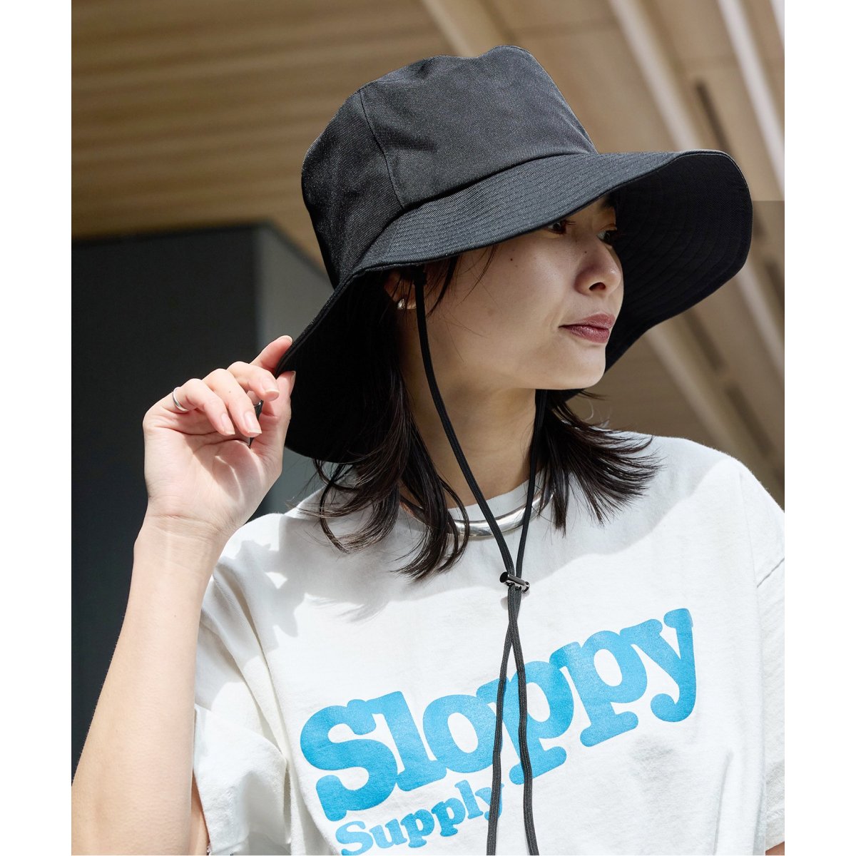 ◆JOURNAL STANDARD◆【レビス】ストラップツキツバヒロハット REVIS/レビス】 ストラップツキツバヒロハット | ジャーナル