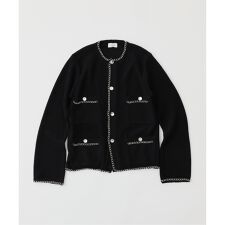 WEB限定【ddp×JOURNAL STANDARD】 別注ジャカードクルーネックニット 