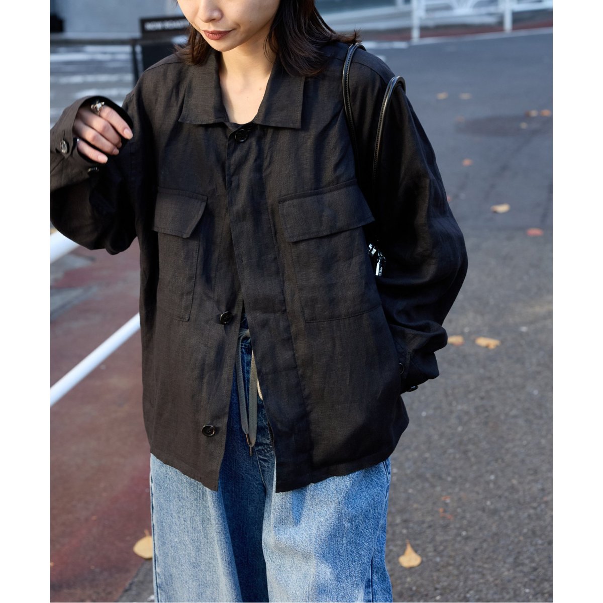 【新品級】25SS JOURNAL STANDARD リネンミリタリージャケット リネンミリタリージャケット（ミリタリー）｜JOURNAL STANDARD