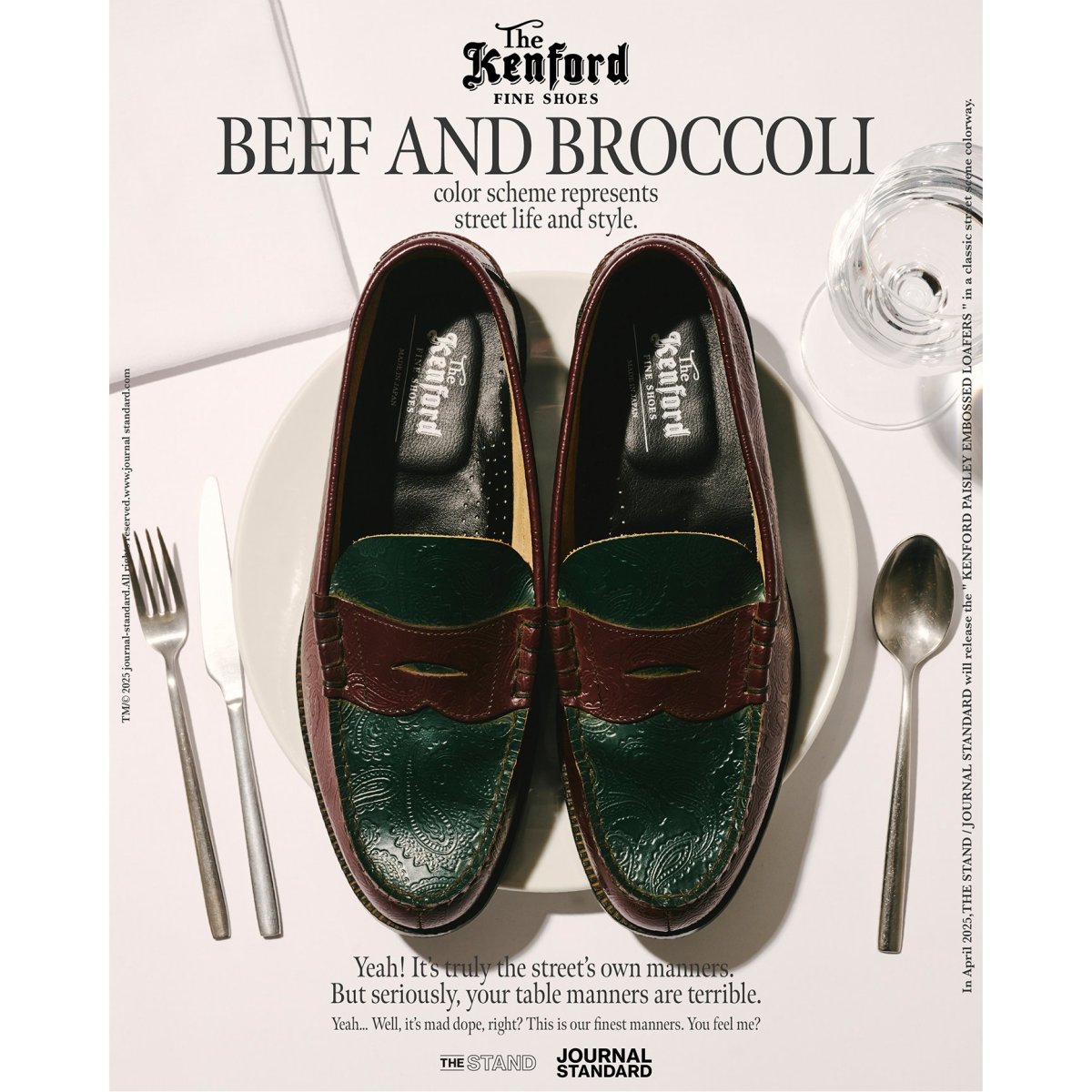 THE Kenford FINE JS ペイズリー ビーブロコンビローファー The Kenford Fineshoes / ペイズリービーブロ コンビローファー