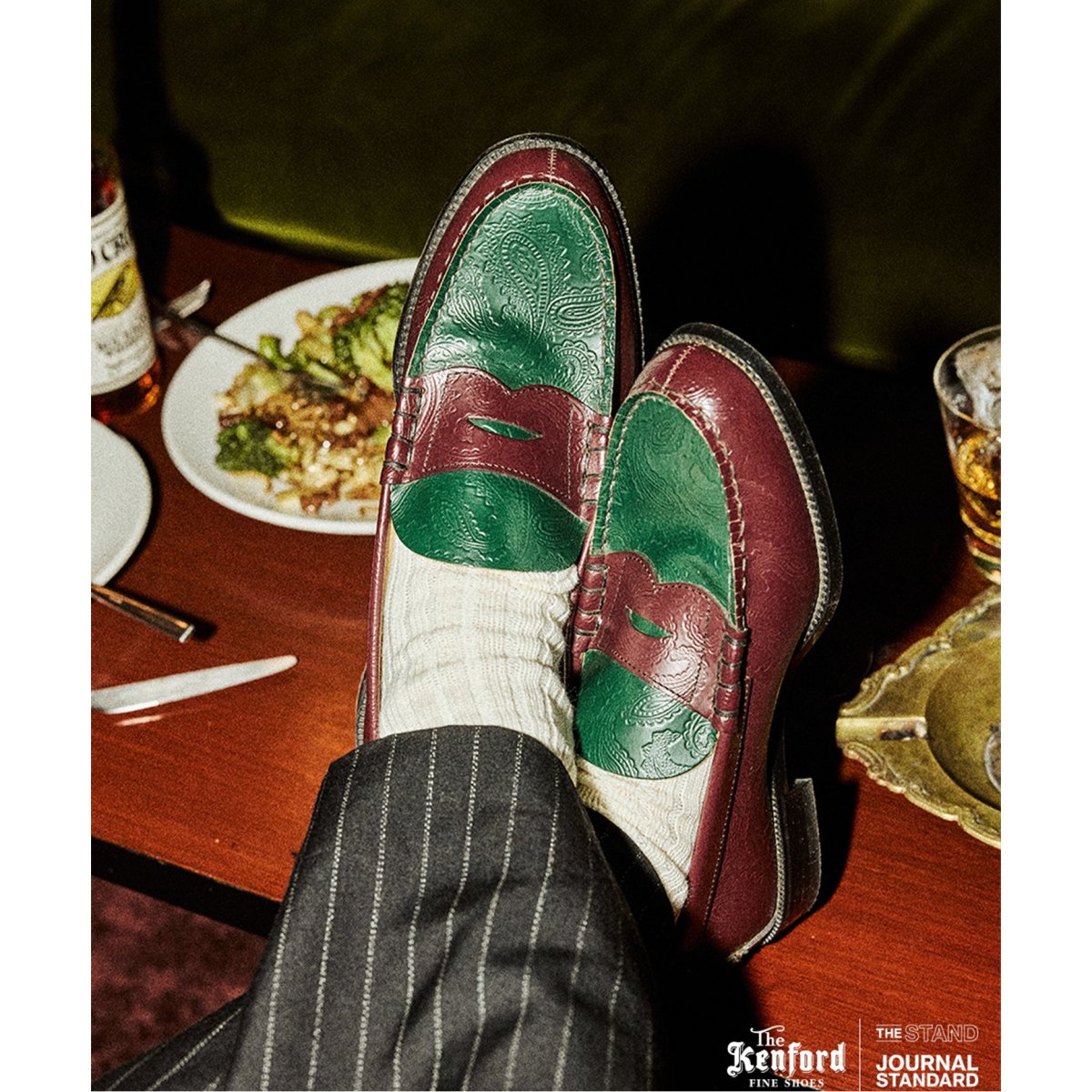 The Kenford Fineshoes / ペイズリービーブロ コンビローファー