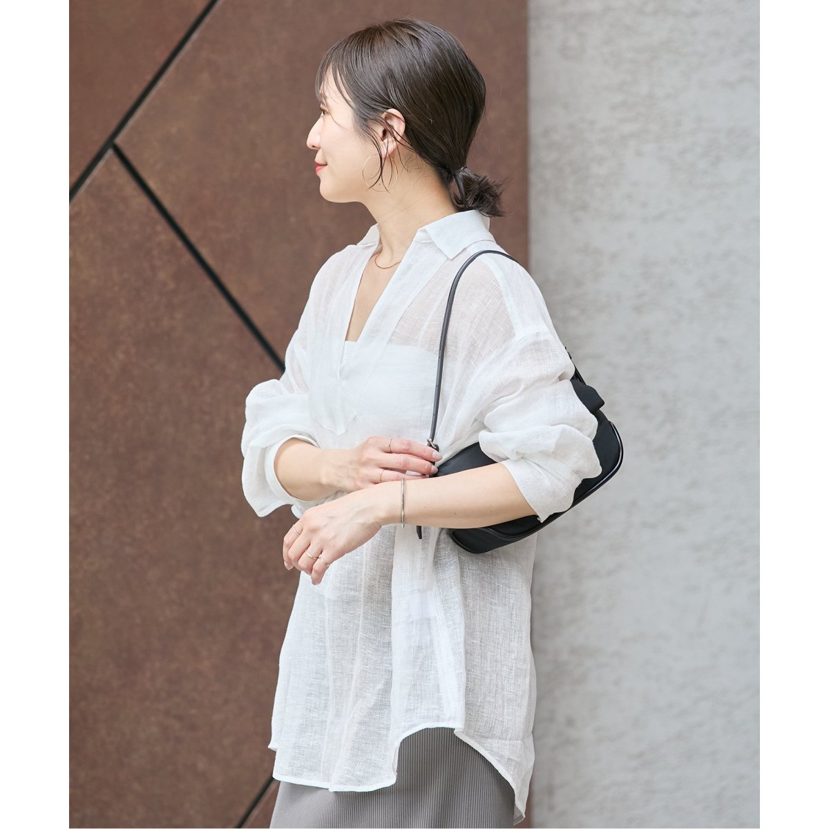 リネンメッシュシャツ | ジャーナルスタンダード(JOURNAL