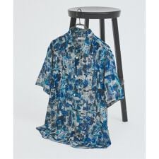 ”吸水速乾 / 通気性” EVALET ライト メッシュ パターン シャツ