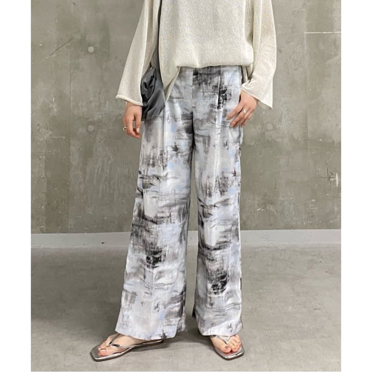 美品23SS ジャーナルスタンダード　リネンイージースラックスパンツ　ピンク ジャーナルスタンダード リネンイージースラックスパンツ ピンク