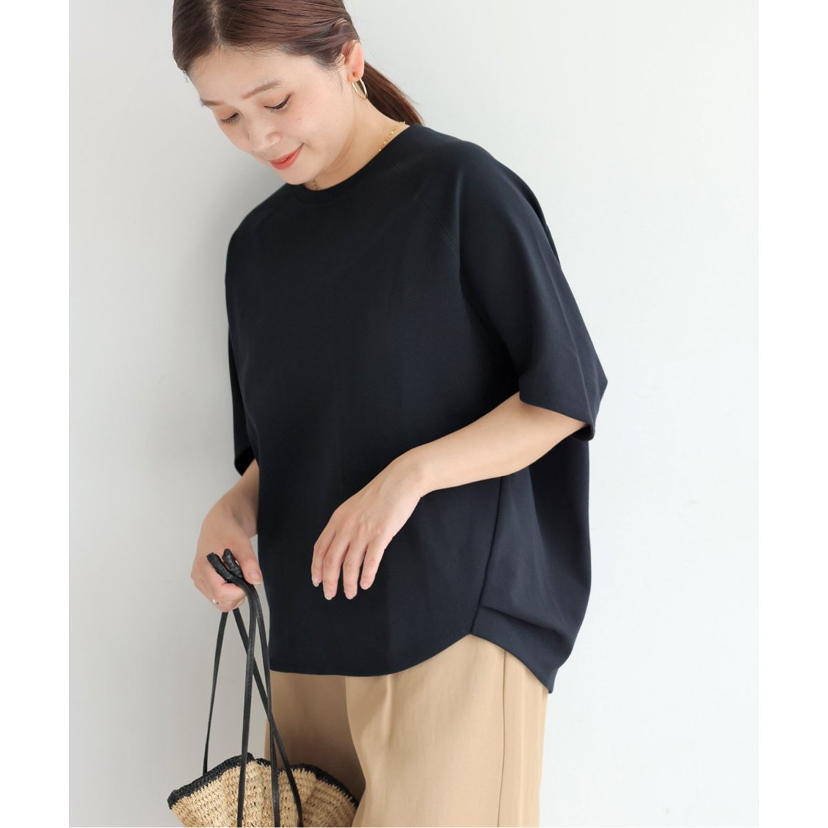 URBAN RESEARCH / アーバンリサーチ HAKUJI　Cellulose cotton Long-Sleeve Pullover HAKUJI Cellulose cotton Long-Sleeve Pullover[UWA4-H232525