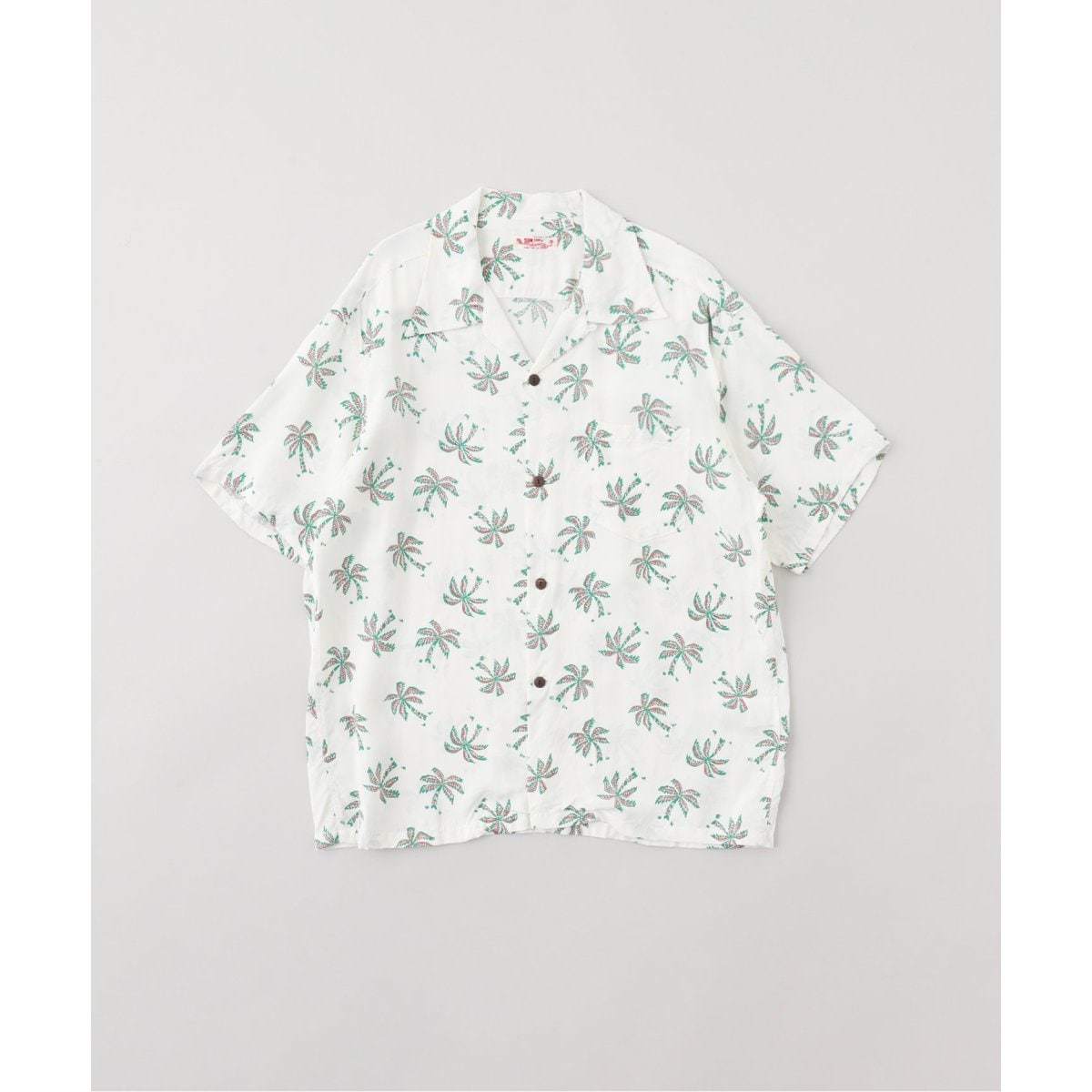 新品 ジャーナルスタンダード購入 サンサーフ SUN SURF アロハシャツ SUN SURF × JOURNAL STANDARD / 別注 アロハシャツ Palmtree × Wave