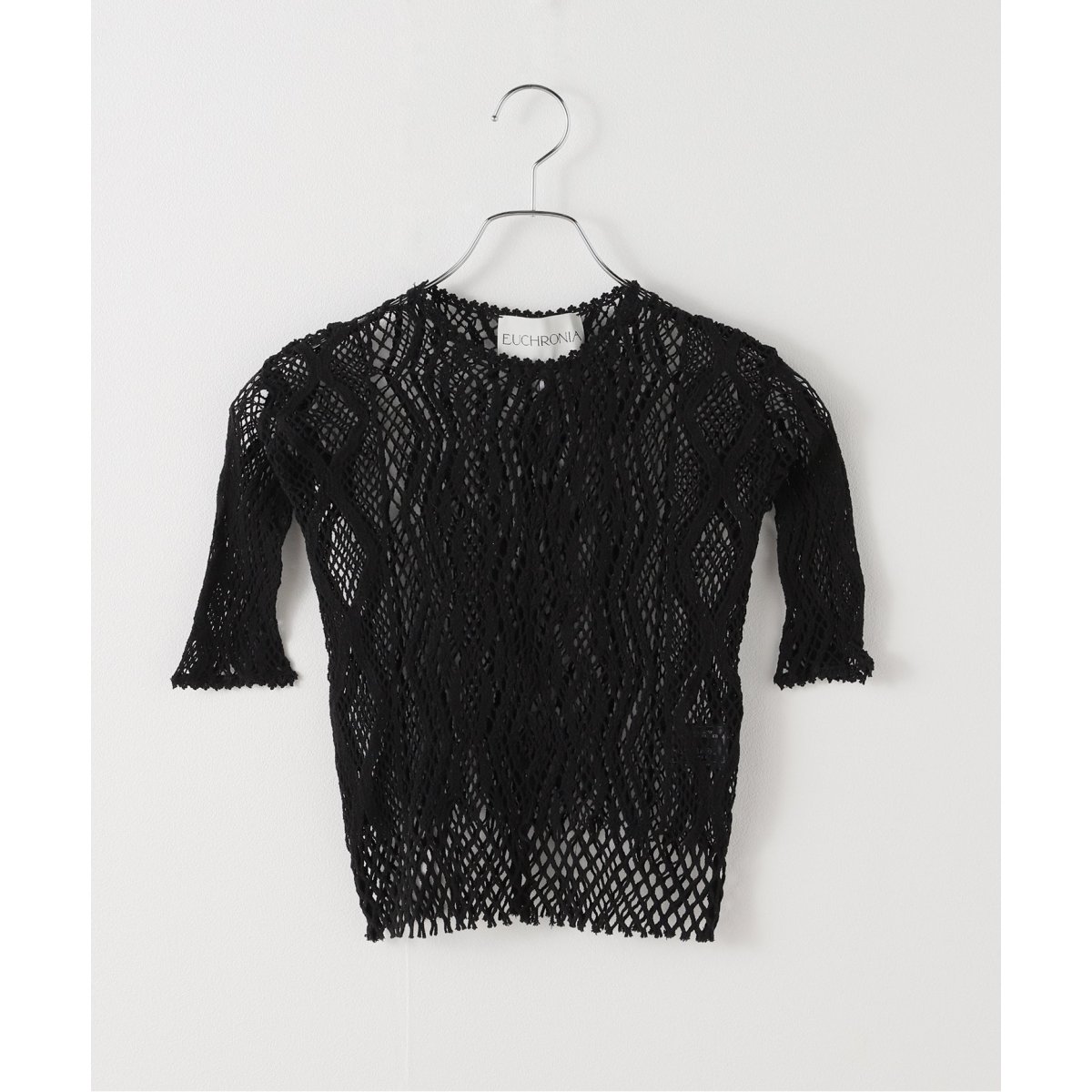 euchronia ユークロニア　トップス EUCHRONIA / ユークロニア】LACE SHORT SLEEVE TEE | ジャーナル