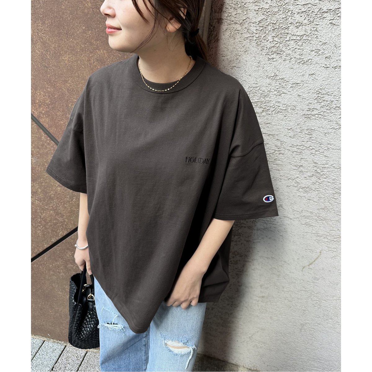 【新品】　チャンピオン×ジャーナルスタンダード　by HOLIDAY Tシャツ JOURNAL STANDARD｜《追加》【CHAMPION*JOURNAL STANDARD by