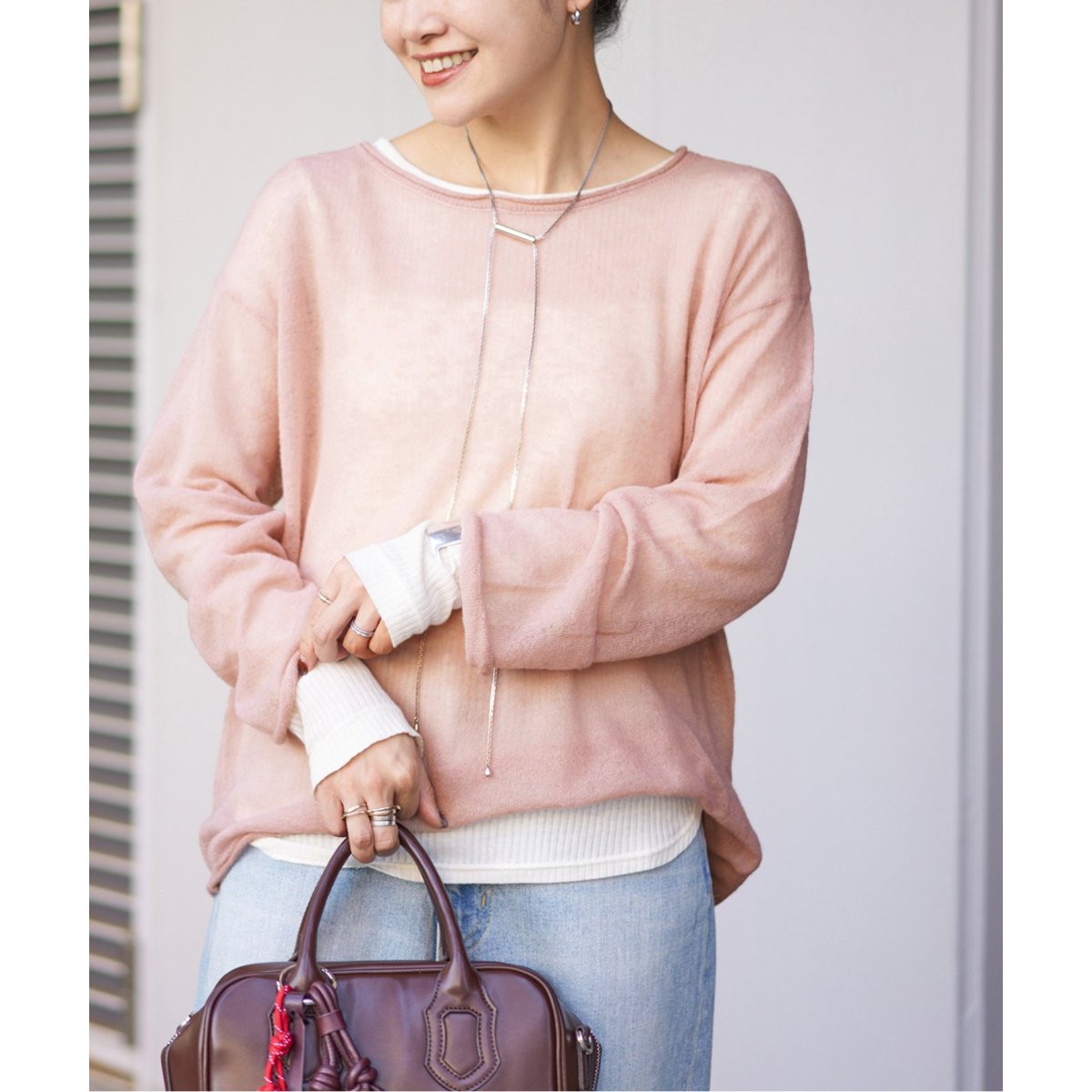 美品❁新品同様JOURNAL STANDARDシャギークルーネックプルオーバー シャギークルーネックプルオーバー | ジャーナルスタンダード