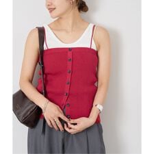《予約》ウォッシャブル VOCE リブ ビスチェ